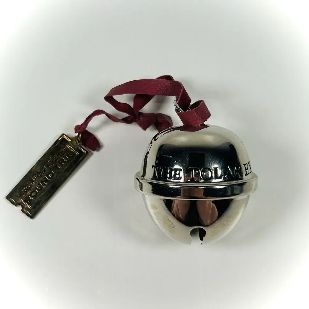 2007 HALLMARK Keepsake POLAR EXPRESS SANTA'S SLEIGH BELL Christmas Ornament